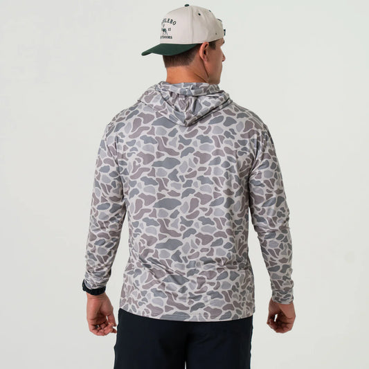 Burlebo Men's Classic Deer Camo Performance Hoodie
