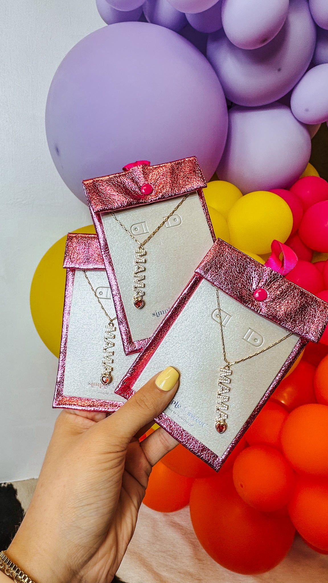 Mama Heart Gold Dainty Necklace