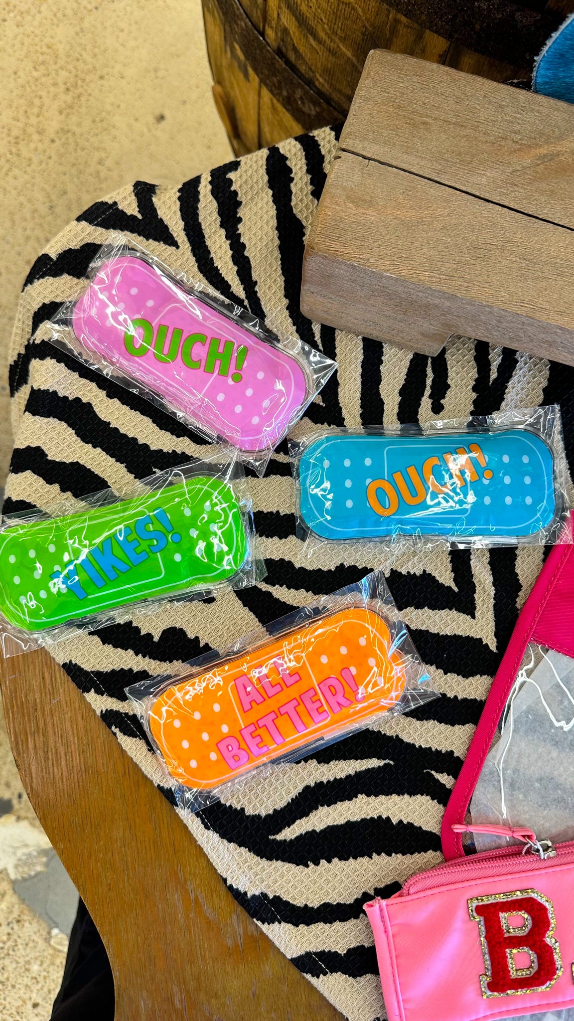 Bright Bandage Ouch Pouch- Pink