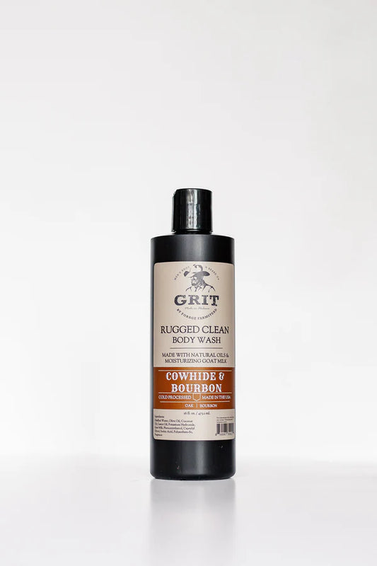 Cowhide & Bourbon Goat Milk Body Wash - 16 oz