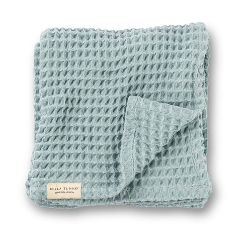 Fog Waffle Baby Blanket
