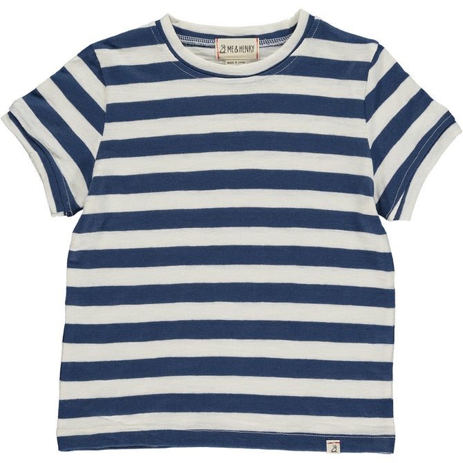 Camber Boy's Navy & White Tee
