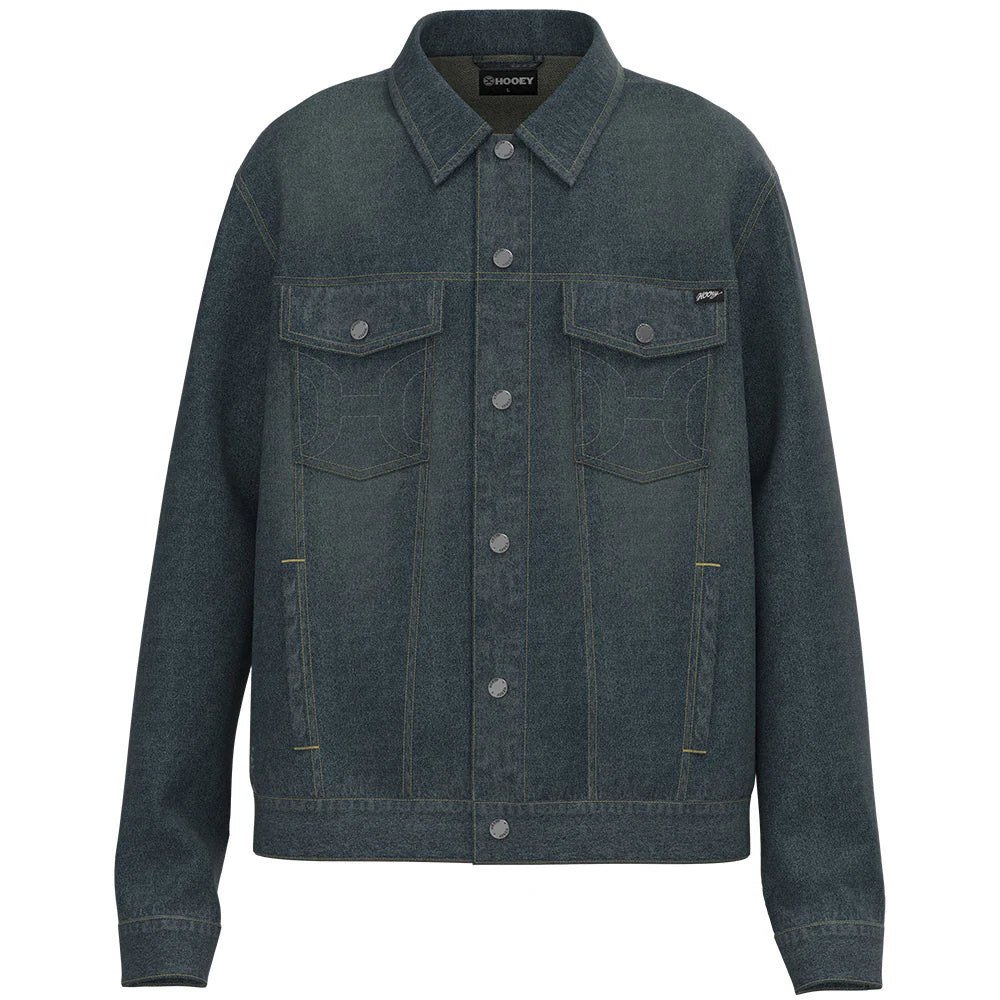 Hooey Men's Bridger Denim Button Up Jacket