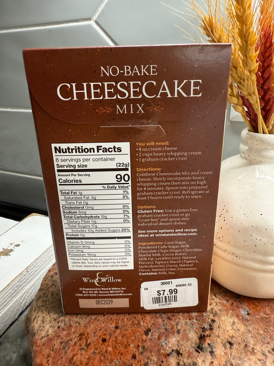 Campfire S'mores No-Bake Cheesecake Mix