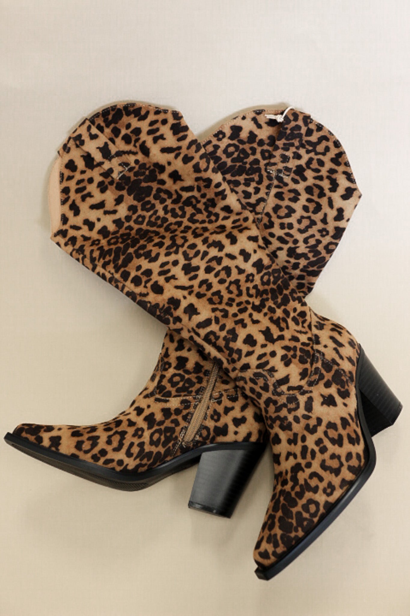Messini Leopard Boots By MIA