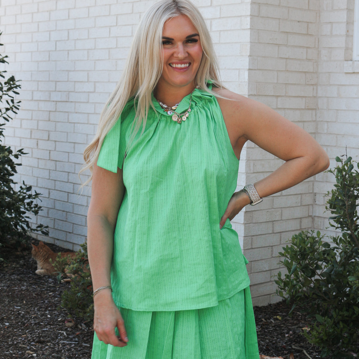 Vacay Countdown Bridget Ruffle Tank