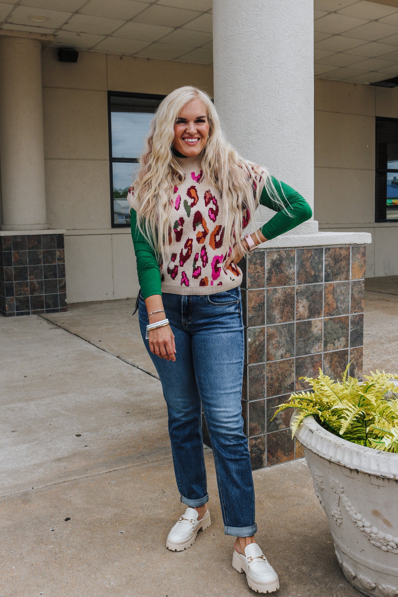 Beau High Rise Slim Leg Jeans