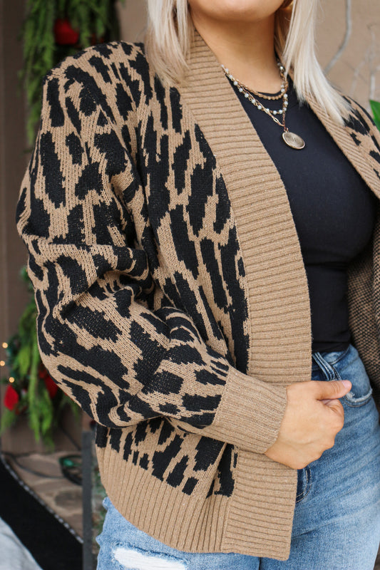Wildest Dreams Tan Leopard Cardigan