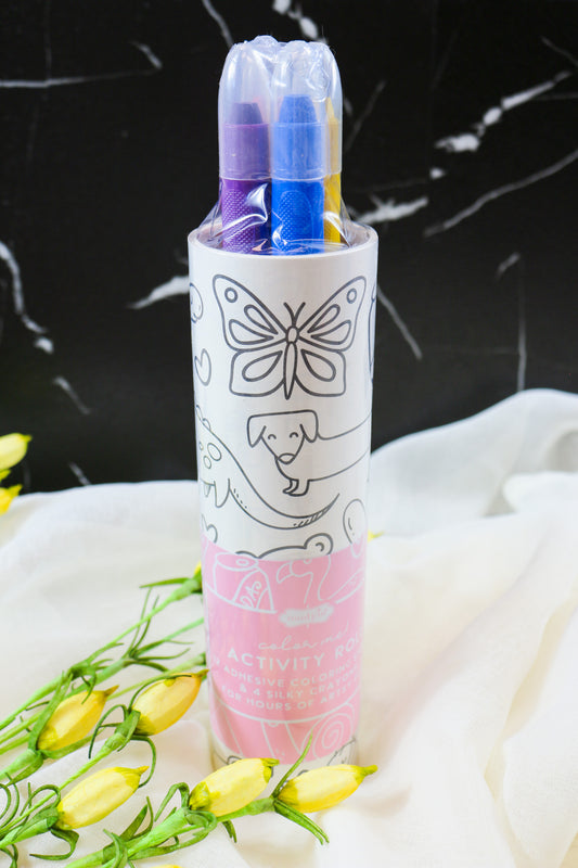 Mud Pie Kids Coloring Roll Crayon Set - 2 Colors
