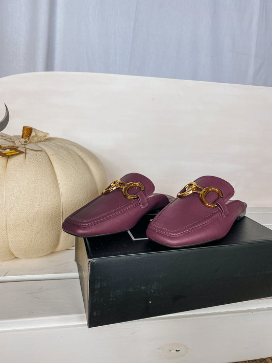 Andromeda Flat Mules By ShuShop -2 Colors