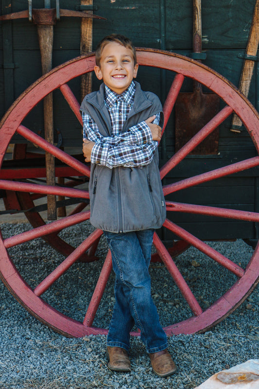 Drake Youth Camp Fleece Vest - 3 Colors