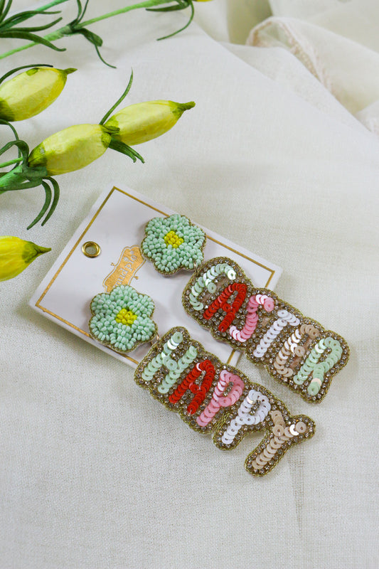 Easter Beaded Earrings -3 Styles