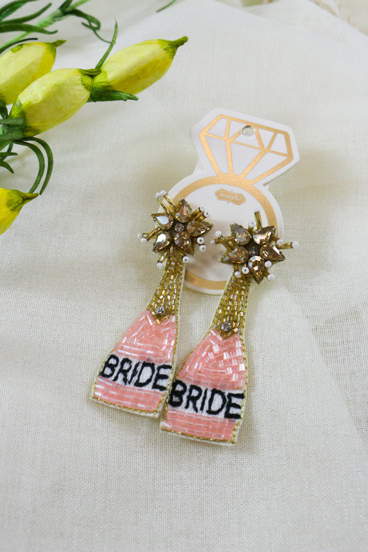 Bridal Beaded Earrings -3 Styles