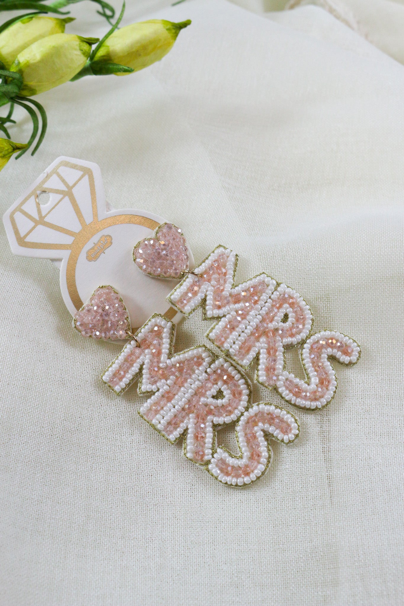 Bridal Beaded Earrings -3 Styles