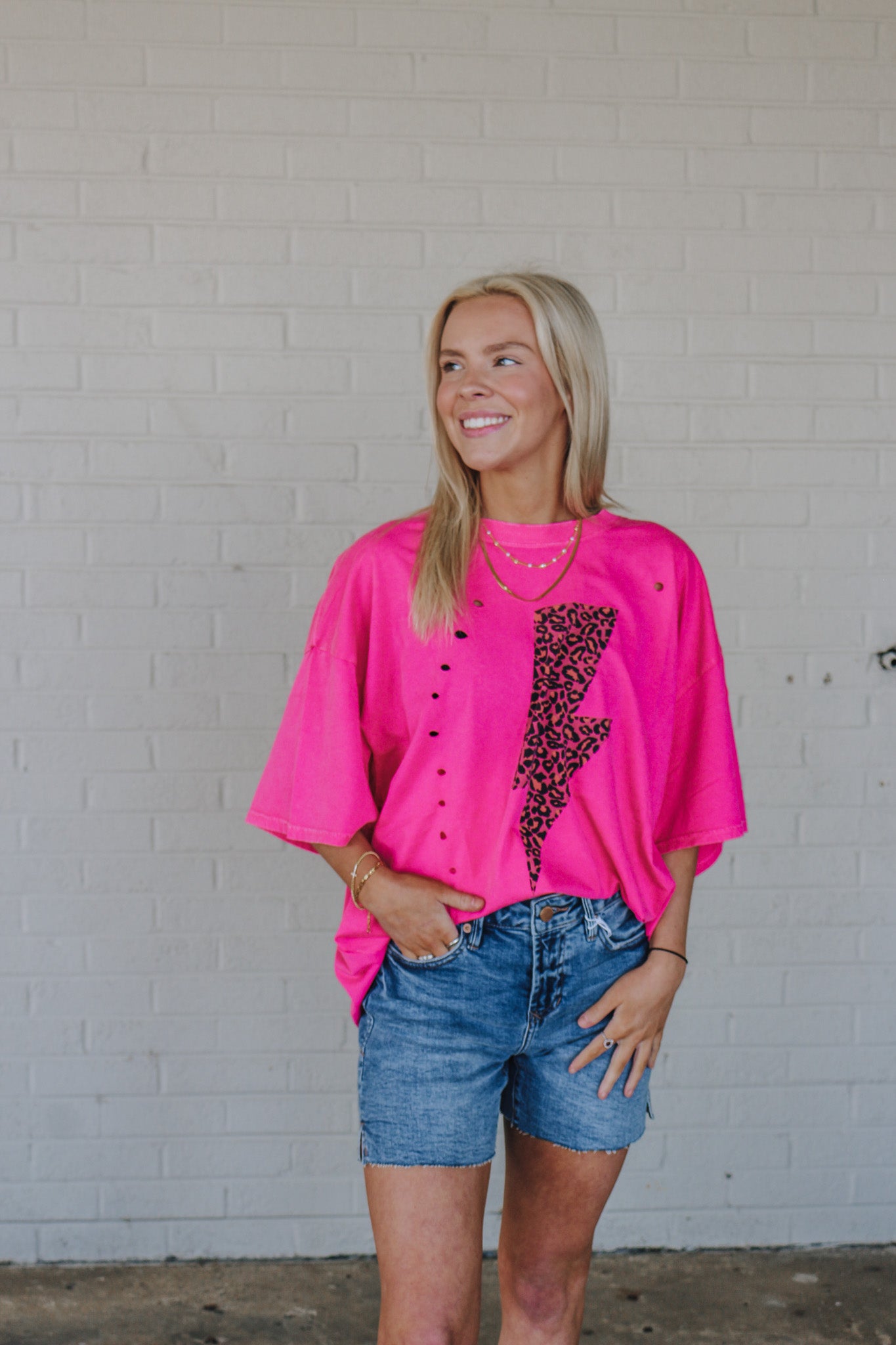 Julian High Rise Denim Shorts