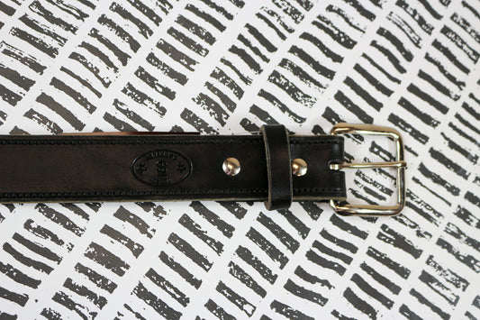 Mens Black Latigo Belt