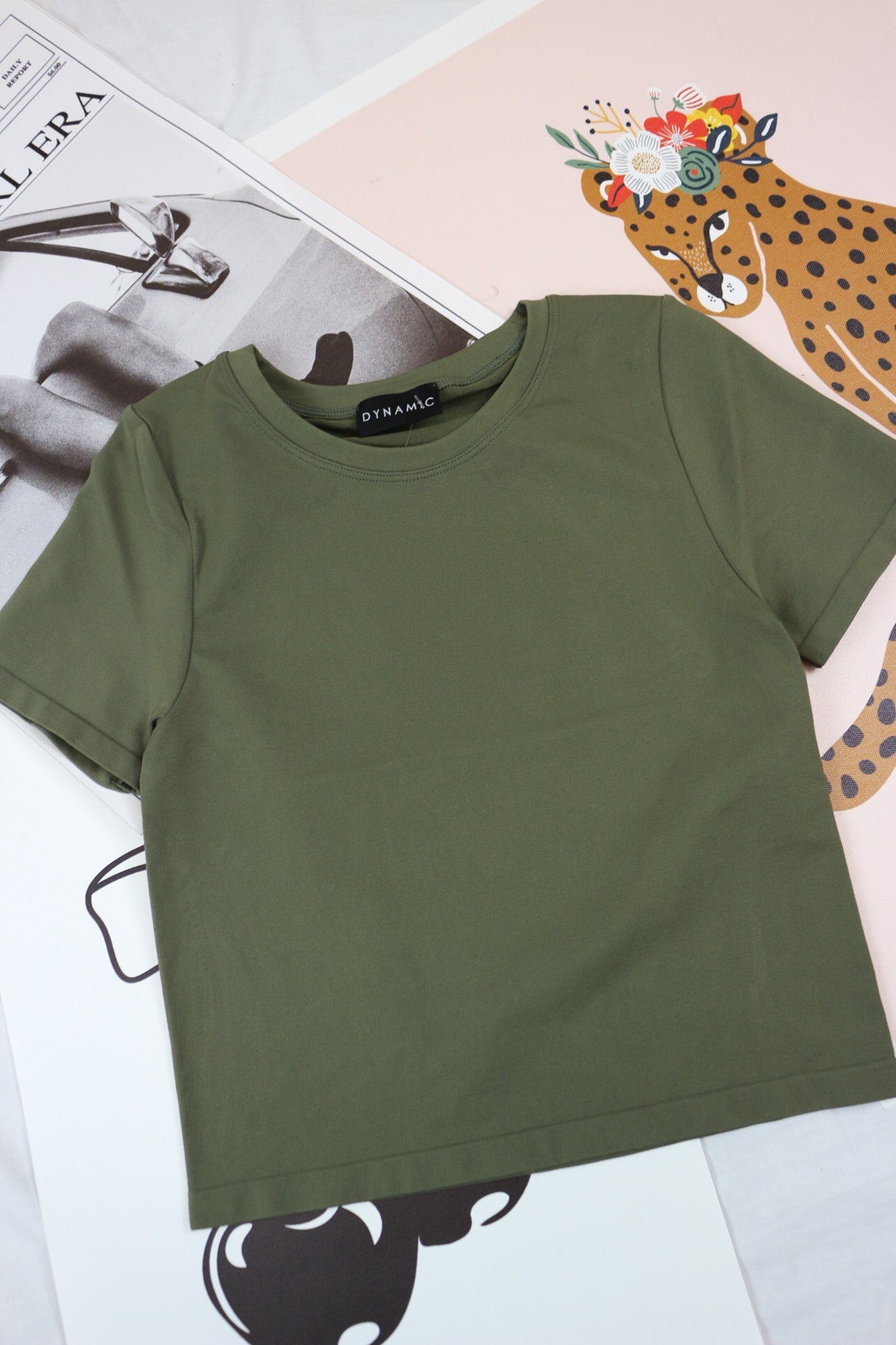Keep Them Coming Solid Olive Dynamic Top