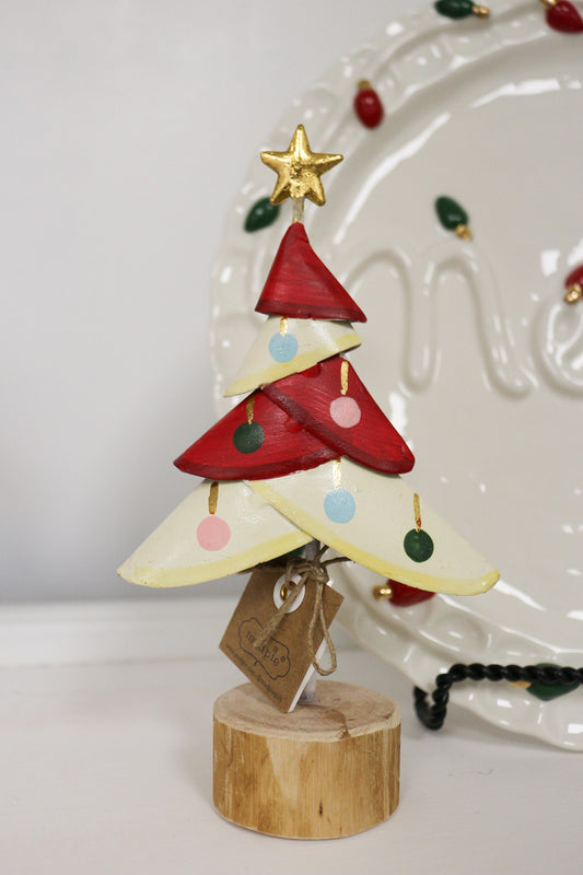 Metal Christmas Tree Sitter -3 Sizes