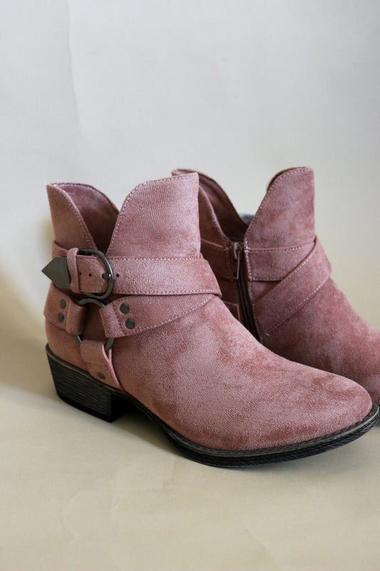 Caroline Blush Booties
