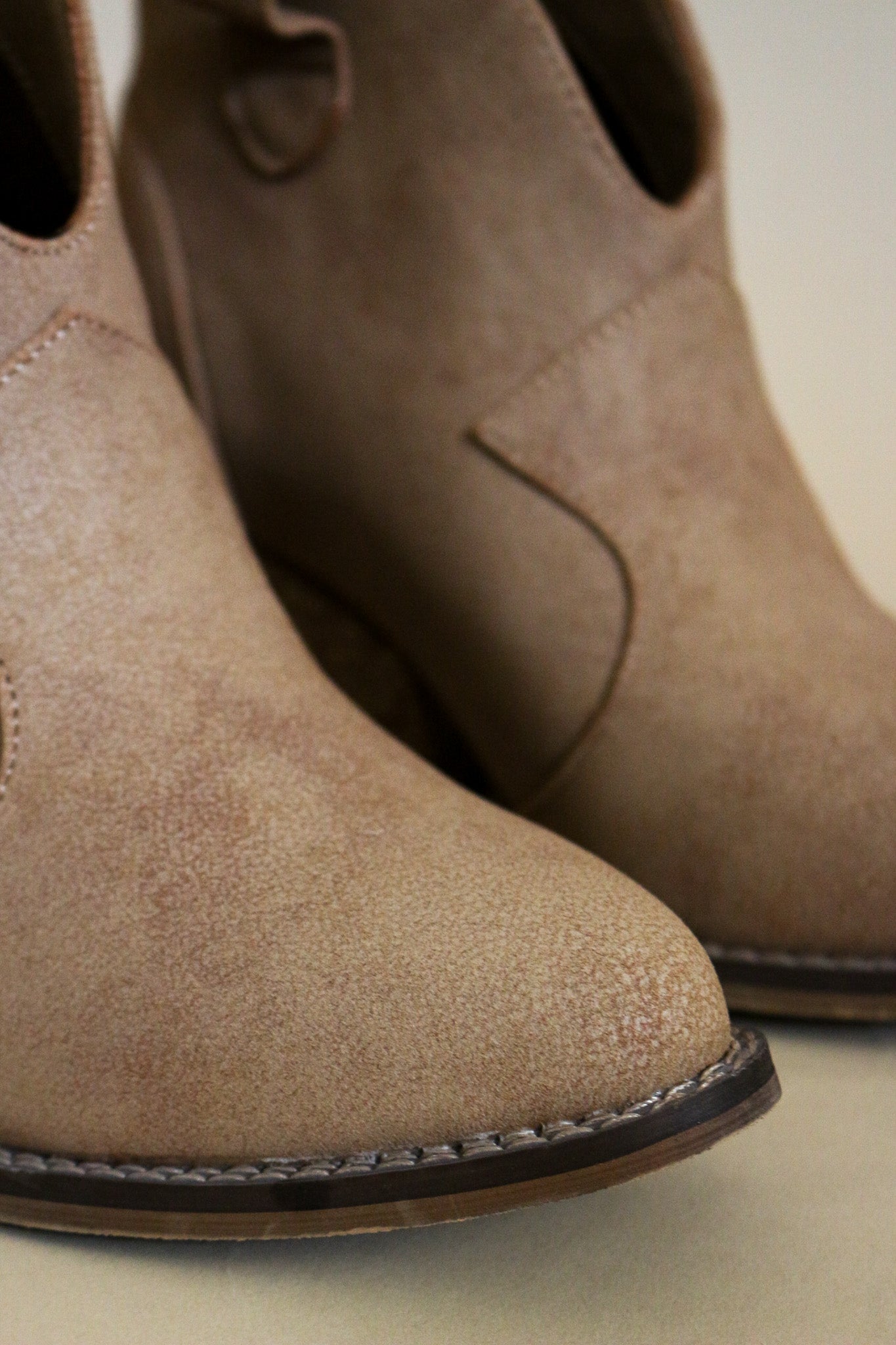 Dangerous 2 Light Tan Booties