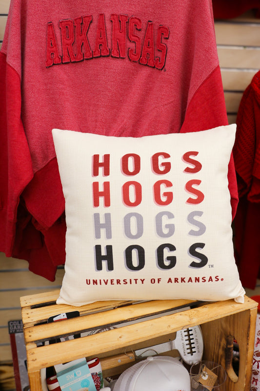 AR Hogs Gradient Throw Pillow