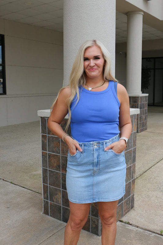 Paula Scoop Neck Tank -4 Colors