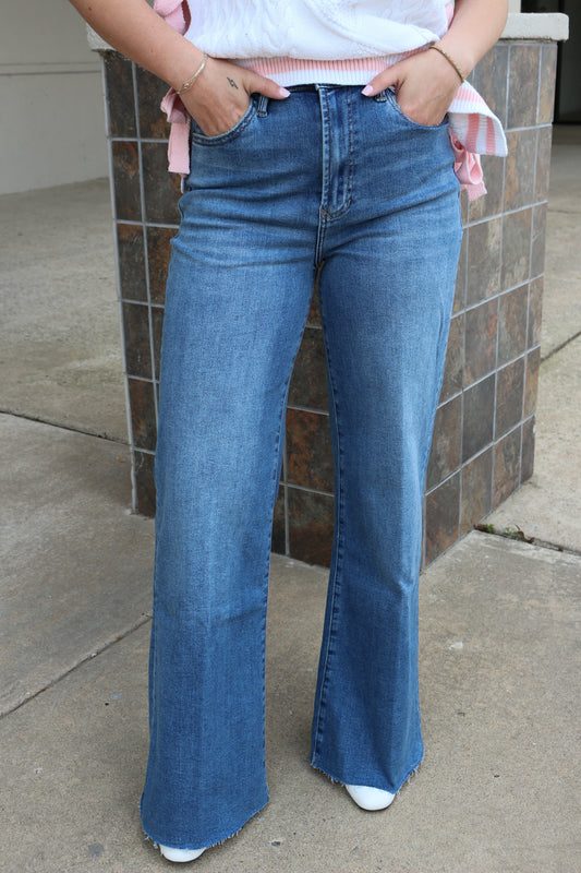 Fiona Norway Wide Leg Denim Jeans