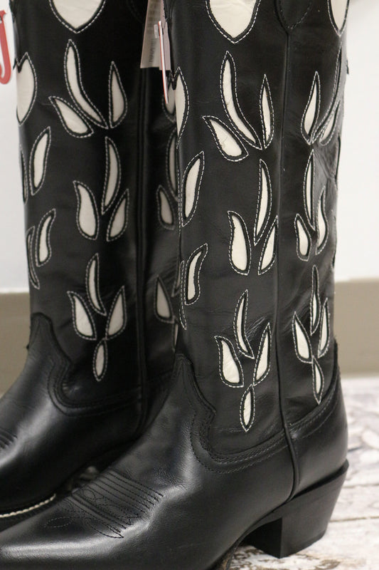 Women's Justin May Black Western Boot