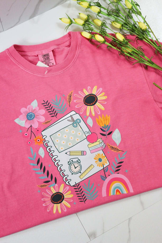 Pink Teacher Graphic Tee