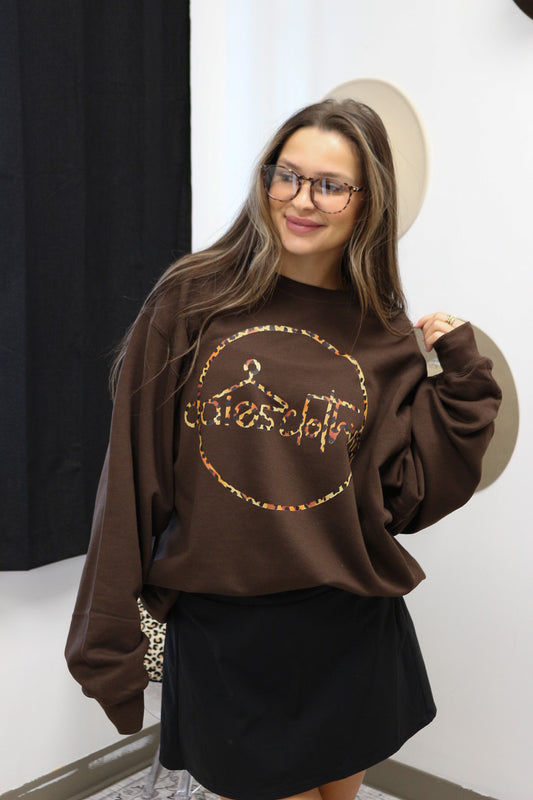 Leopard Brown Dales Sweatshirt