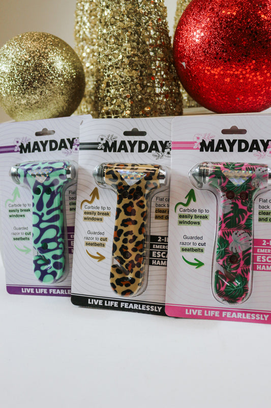 Mayday 2-in-1 Emergency Escape Hammer - 3 Colors