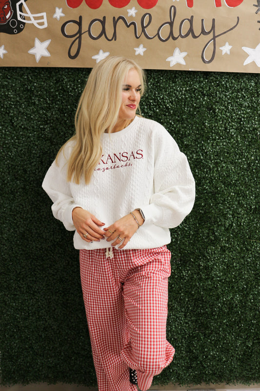 Ivory Brandberg Arkansas Knit Sweatshirt
