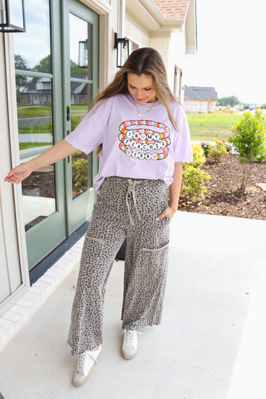 In My Teacher Era Orchid Graphic tee