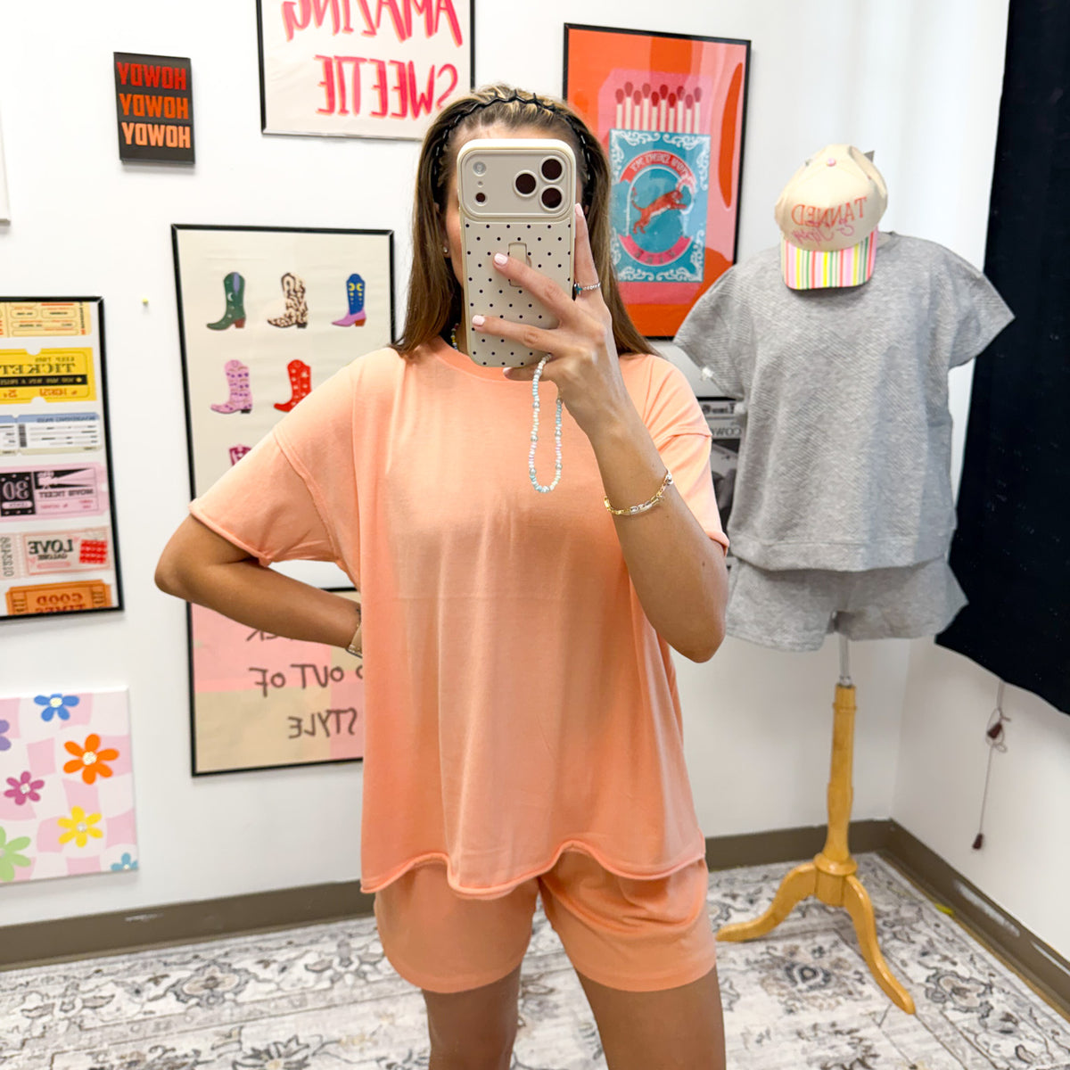 Understated Ginger Short Sleeve Crew Tee