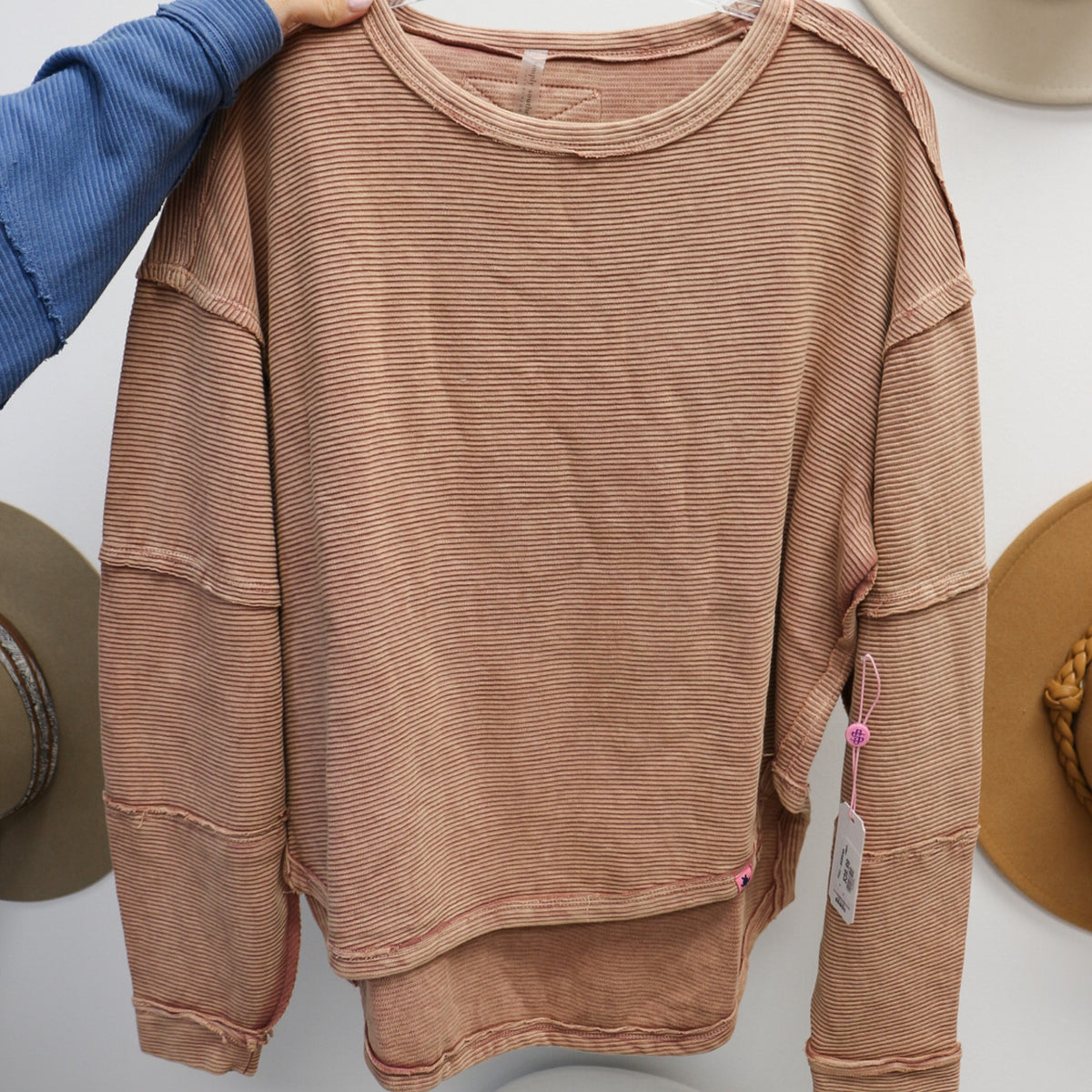Sabrina Ribbed Pullover