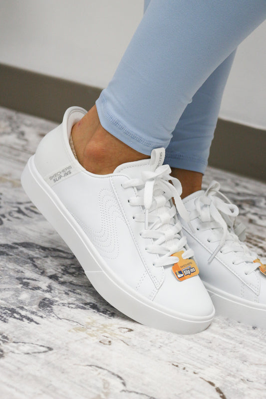 Women's Skechers Eden LX Royal Stride Sneaker- White