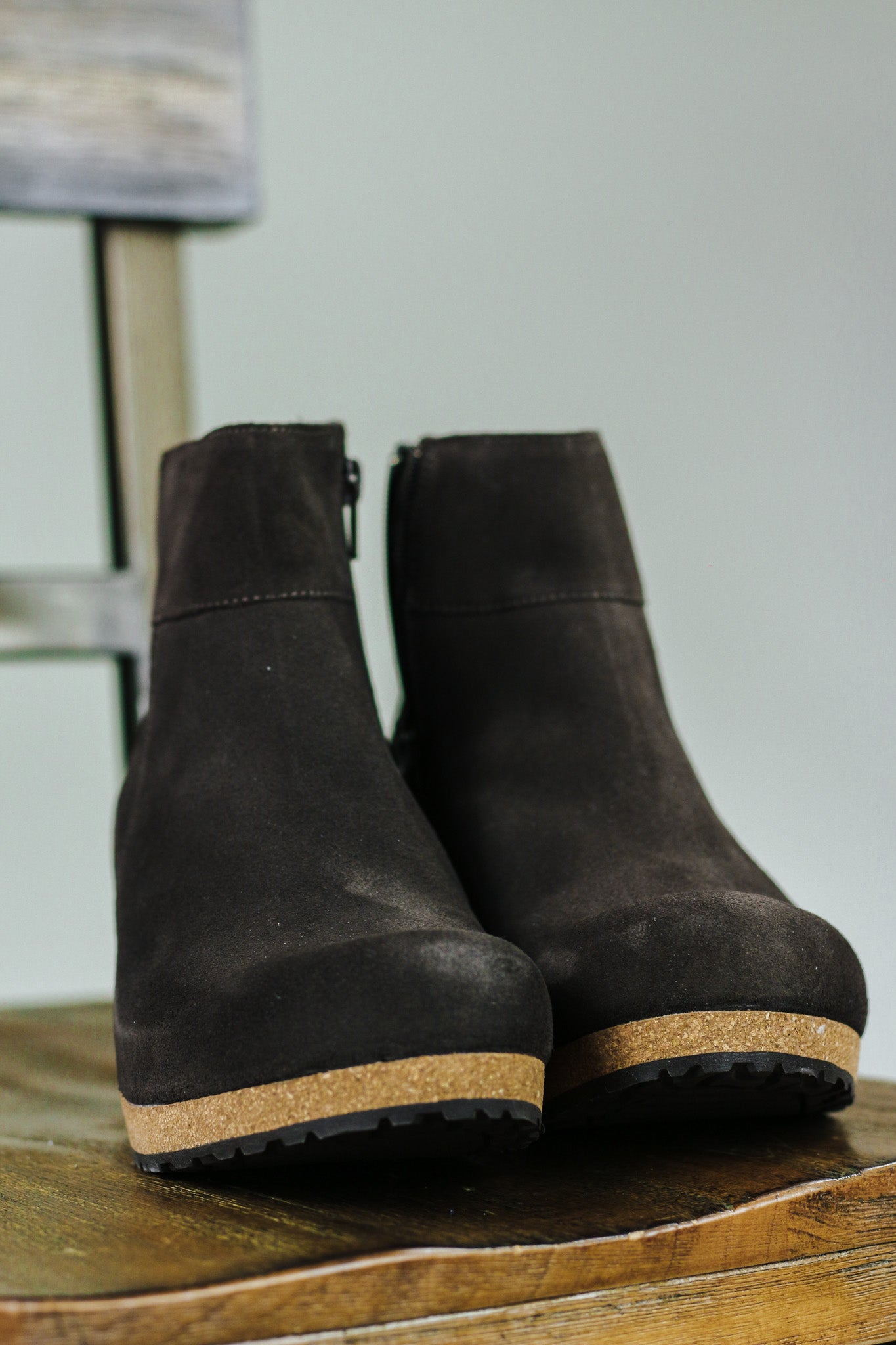 Ebba Suede Leather Bootie by Birkenstock- Roast