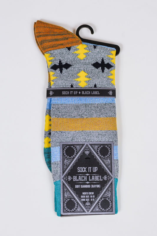 Dyer Ave Aztec Tall Socks