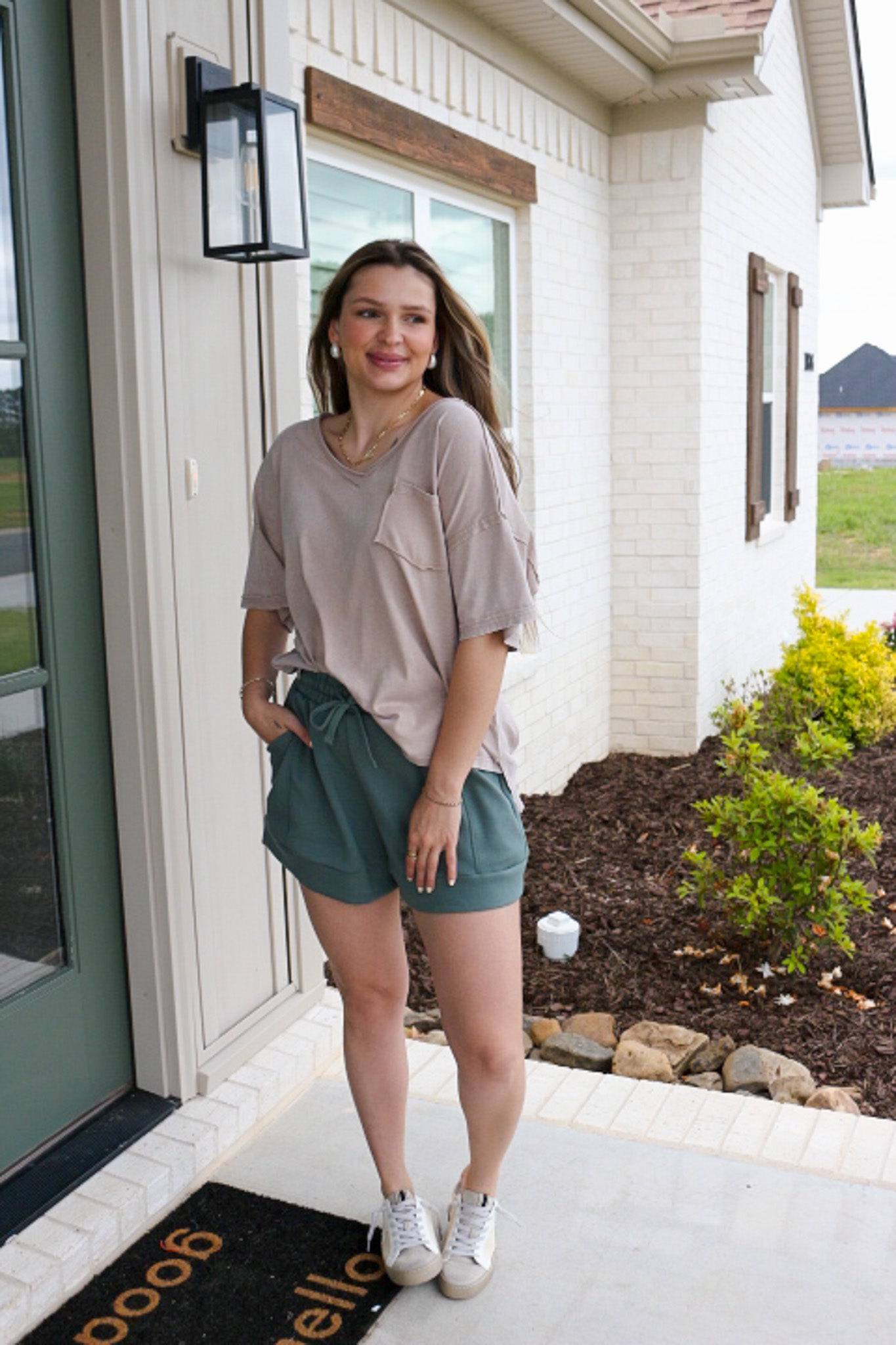 Take A Personal Day Acid Wash Pocket Tee -6 Colors