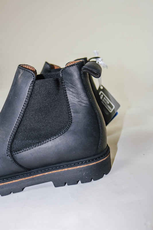 Stalon Nubuck Black Leather Boots