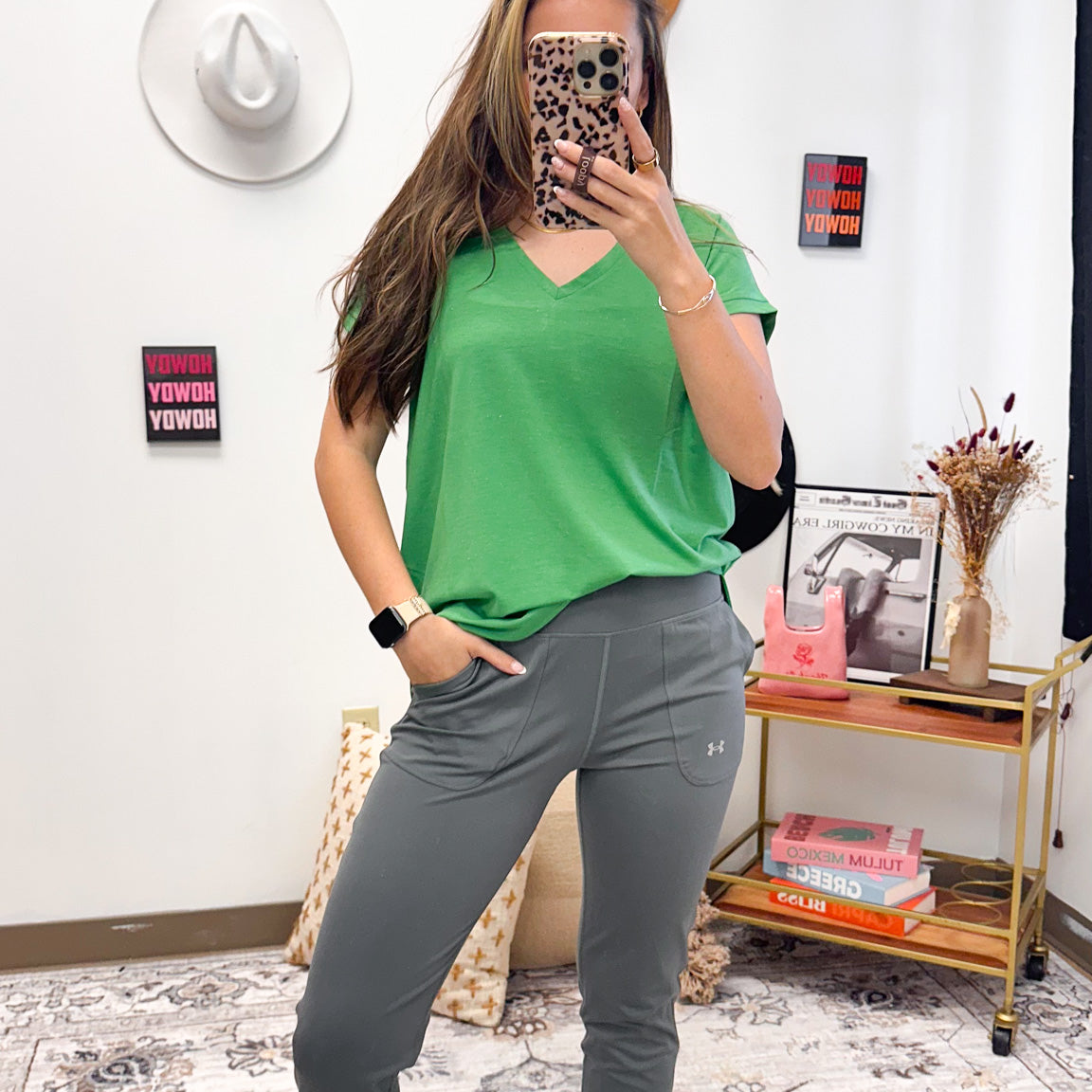 Not Thinking Too Hard Solid V-Neck Tee