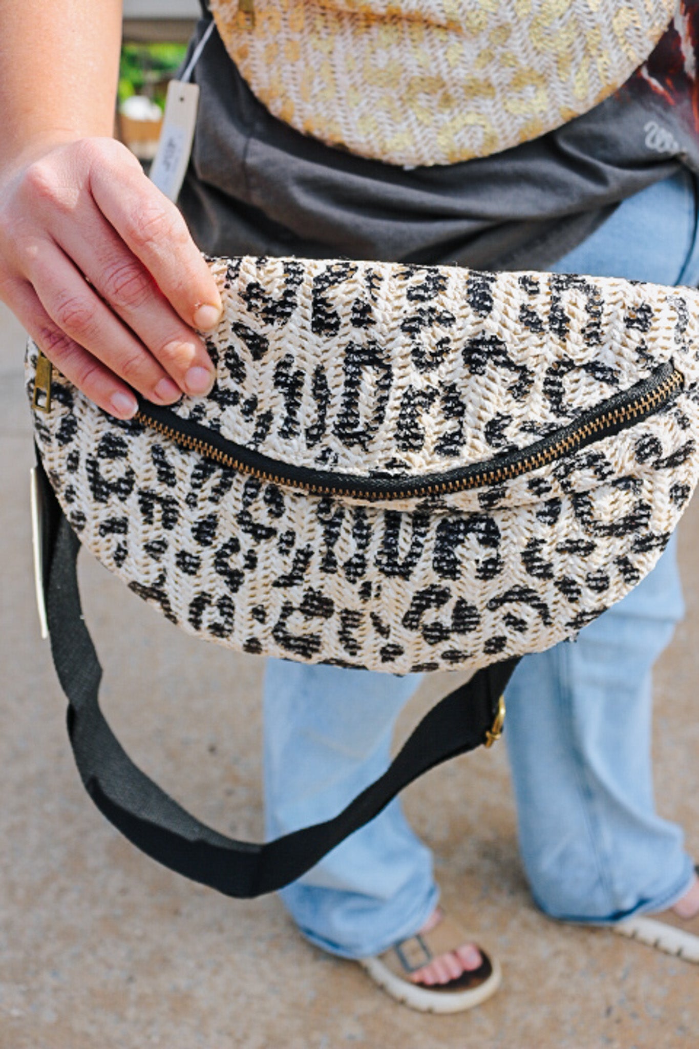 Leopard Crossbody Belt Bag -2 Colors