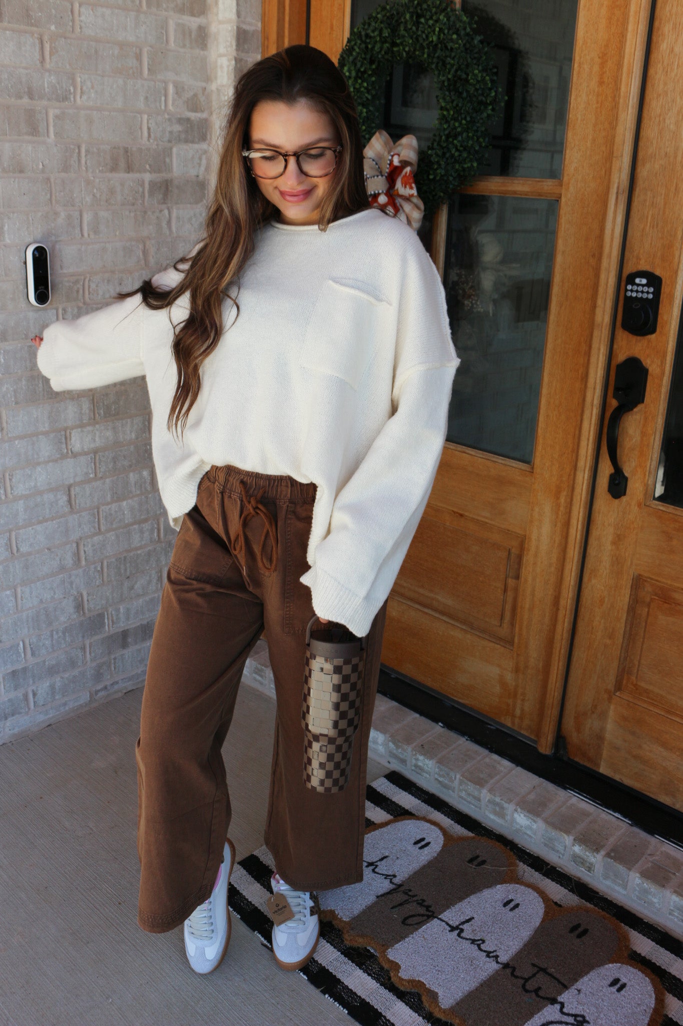 Standing My Ground Chocolate Brown Wide Leg Pants