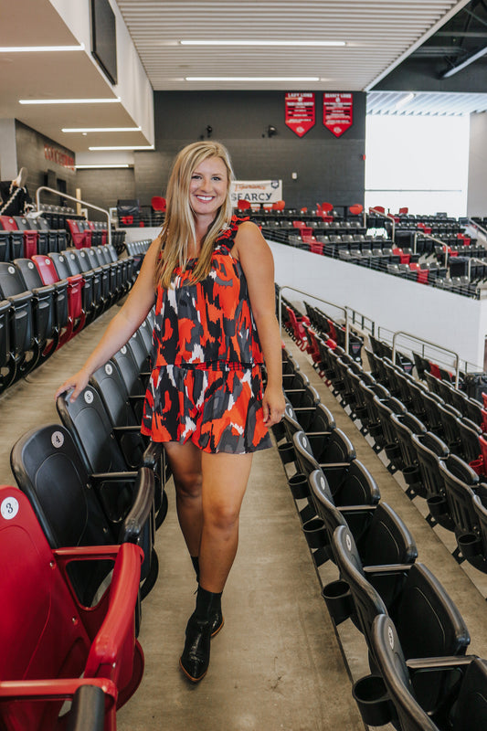 Zoey Rouge Spirit Black & Red Tank