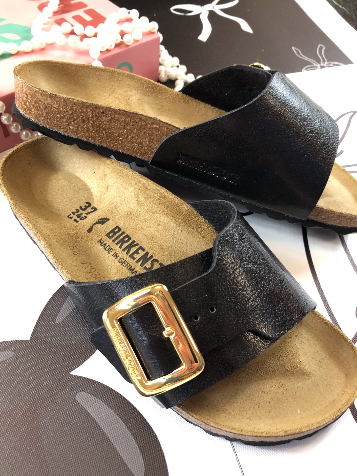 Catalina Luxe Buckle Graceful Licorice Birkenstock Sandal