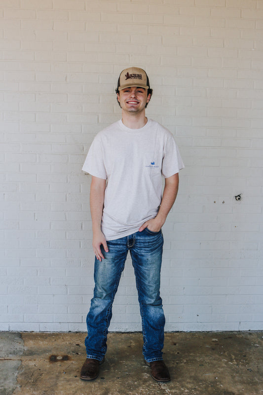 Men's Grand Ole Duck Tee- Washed Oatmeal