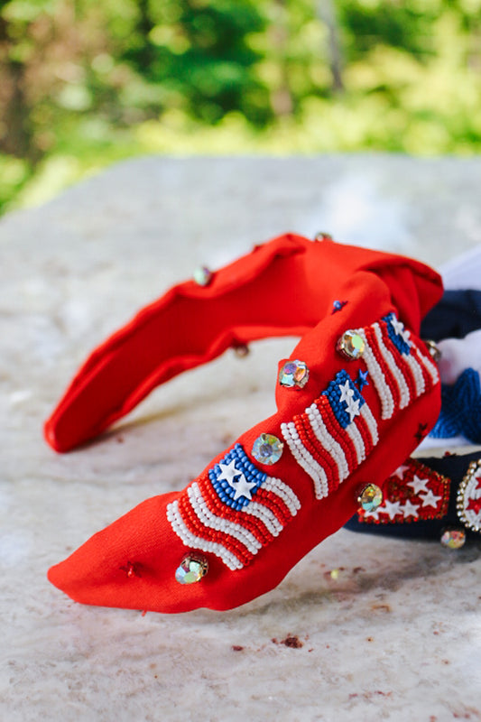 USA Beaded Headbands -3 Colors