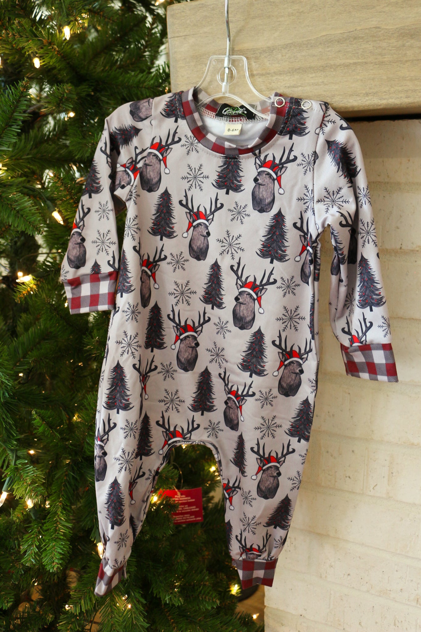 Baby Deer Christmas Romper