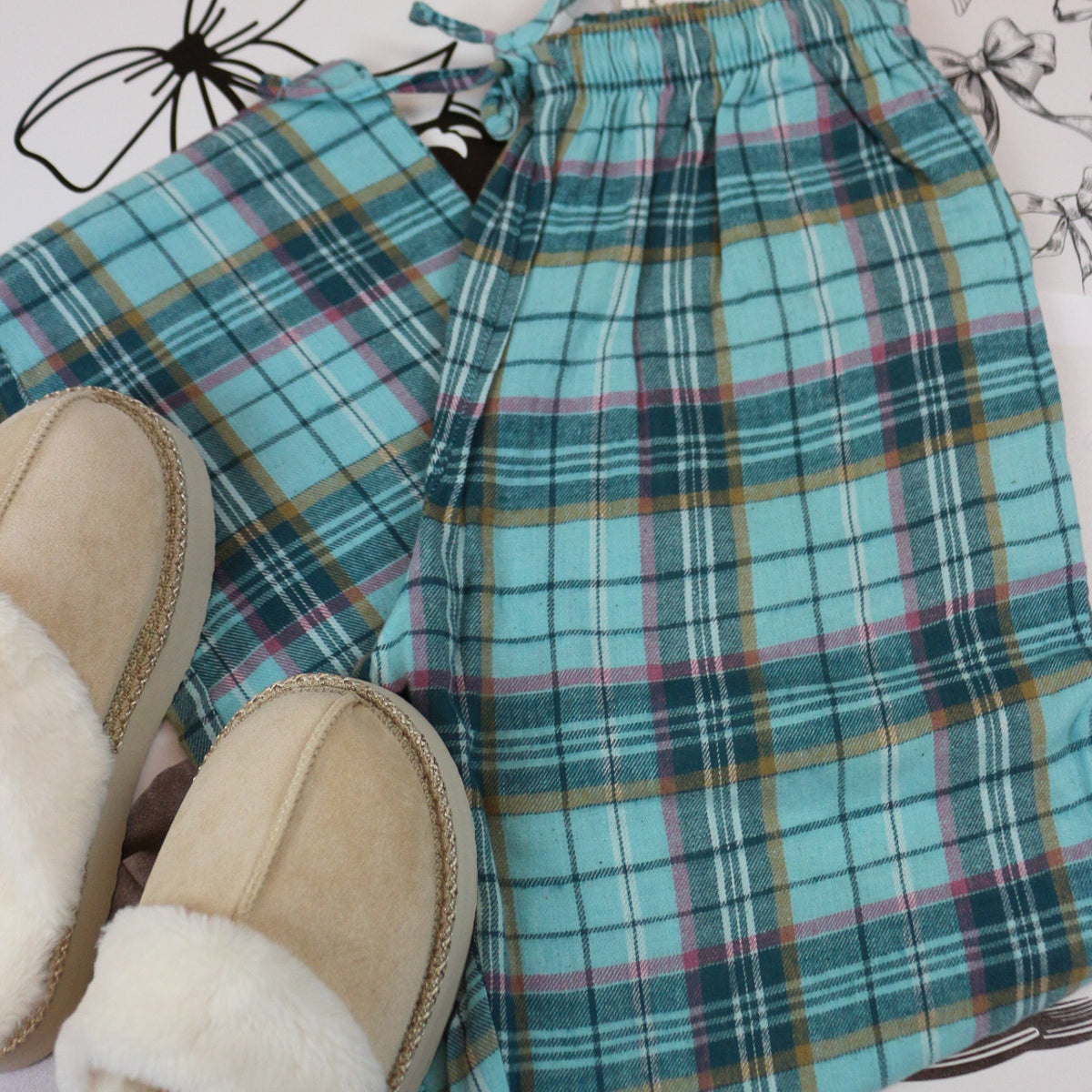 Womens Plaid PJ Pants