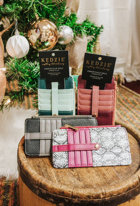 Essentials Black Only Zipper Wallet